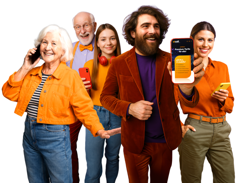 header mobile people